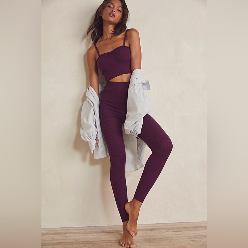 Free People | Morning Light Set Wine Various Sizes Available - Picture 1 of 12